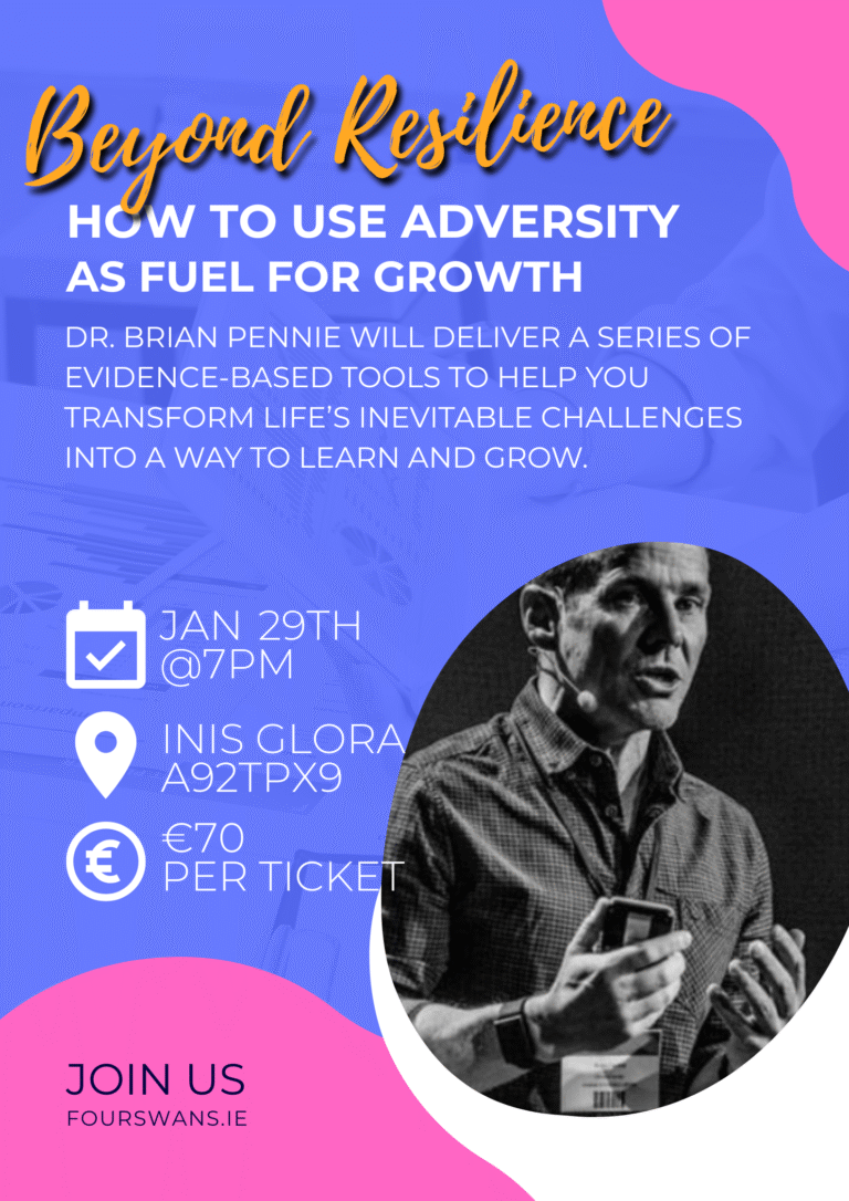 Beyond Resilience – A workshop with Dr. Brian Pennie